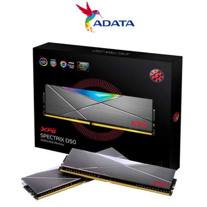 Adata D50 8GB DDR4 3600 MHz RGB Gaming RAM